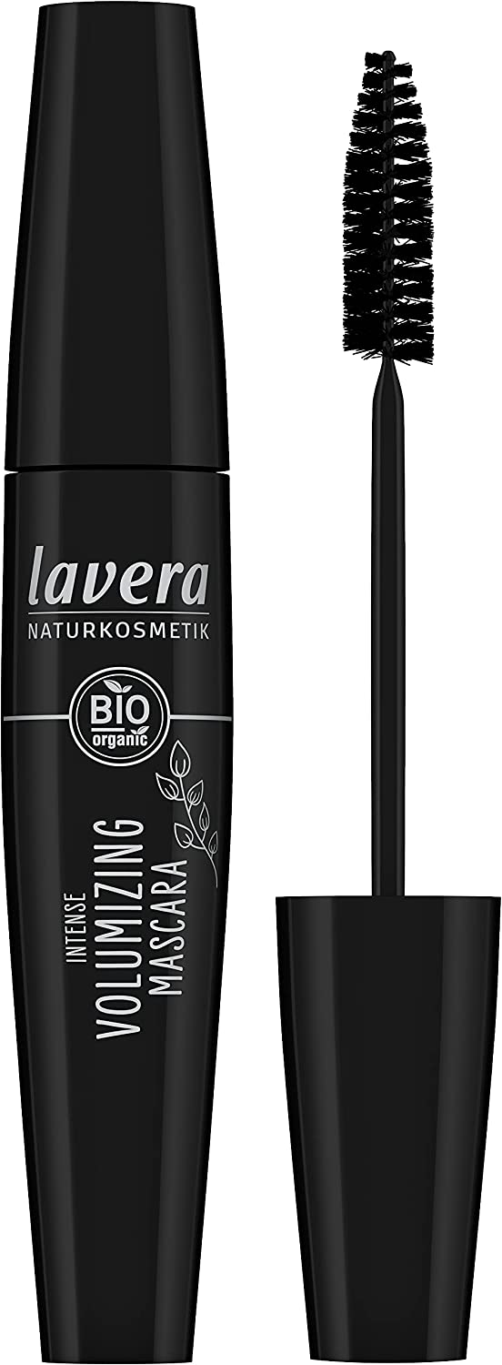 lavera Intense Volumising Mascara - Black - Mascara - Large Volume Brush - , ‎schwarz