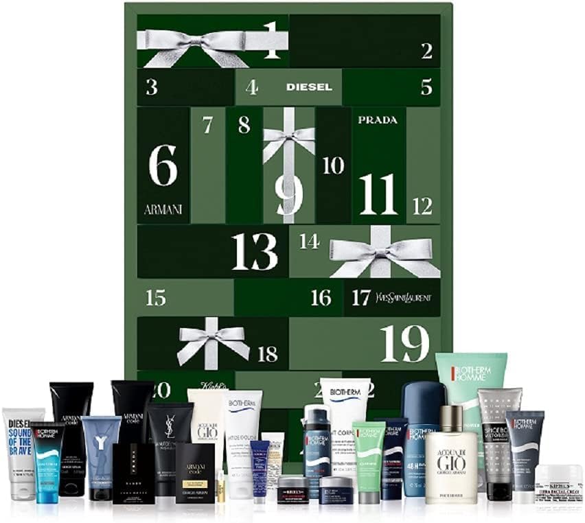 Biotherm Advent Calendar 2023 Beauty Men, Cosmetic Advent Calendar, 24 Gifts Worth 350 €, Care Christmas Calendar Man, Advent Calendar