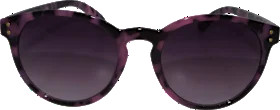 Sunglasses adults purple & black patterned frame, 1 piece