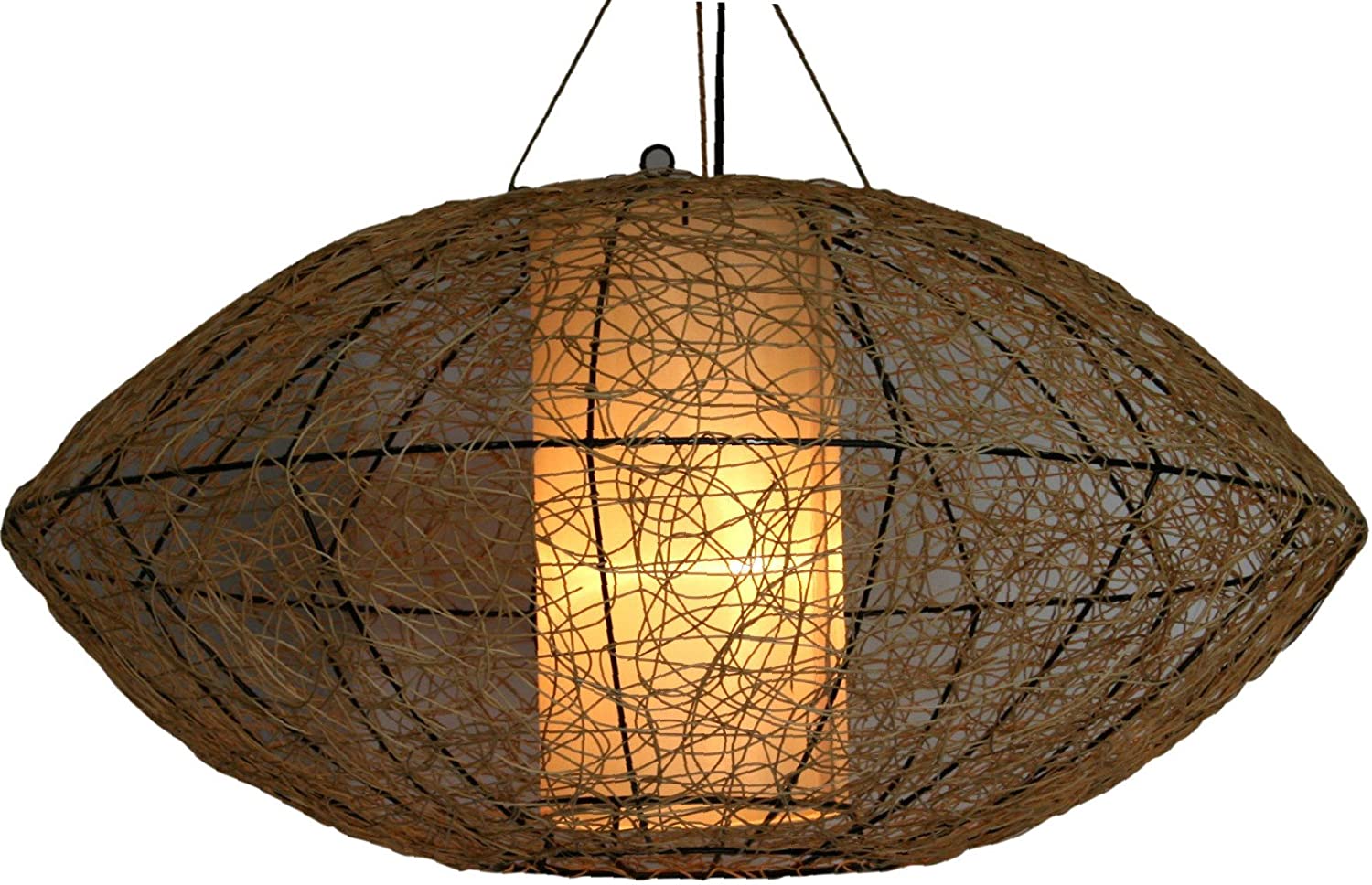 Ceiling Light Miranda Oval / Natural Elights Ceiling Light Lamp