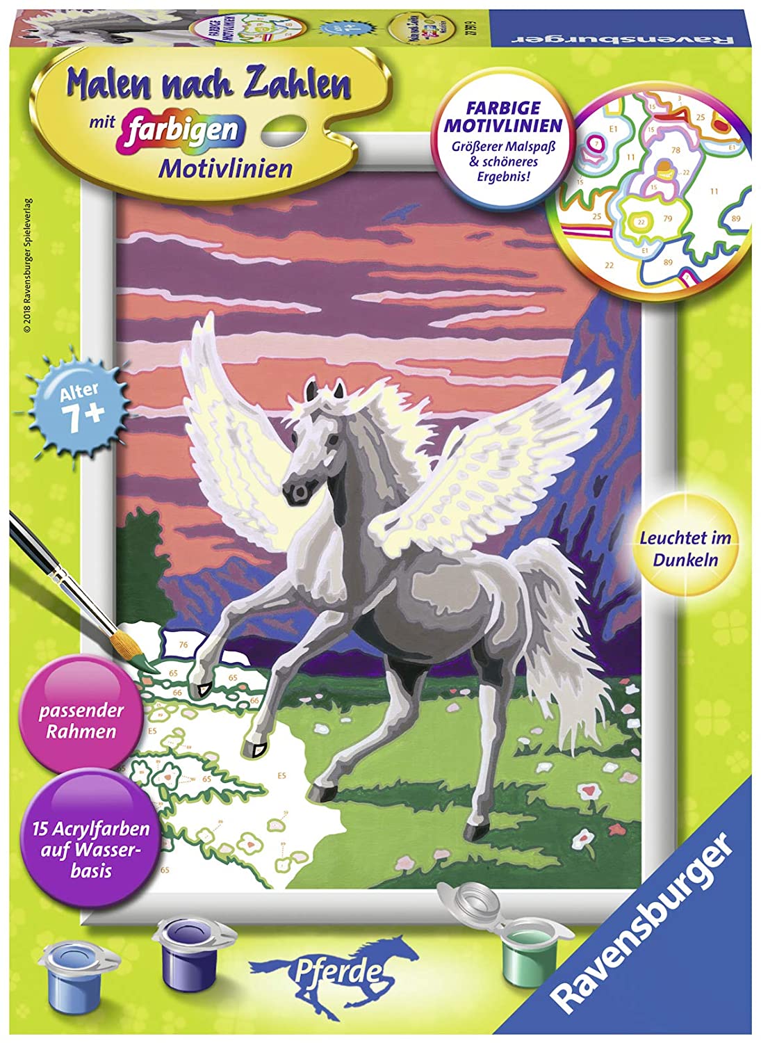 Ravensburger Paint By Numbers, Multi-Coloured