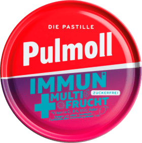 Pulmoll Pastilles, immune multi-fruit, sugar-free, 50 g