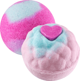 Balea Bubble Bath Ball Honey-Rose/Vanilla, 170 g