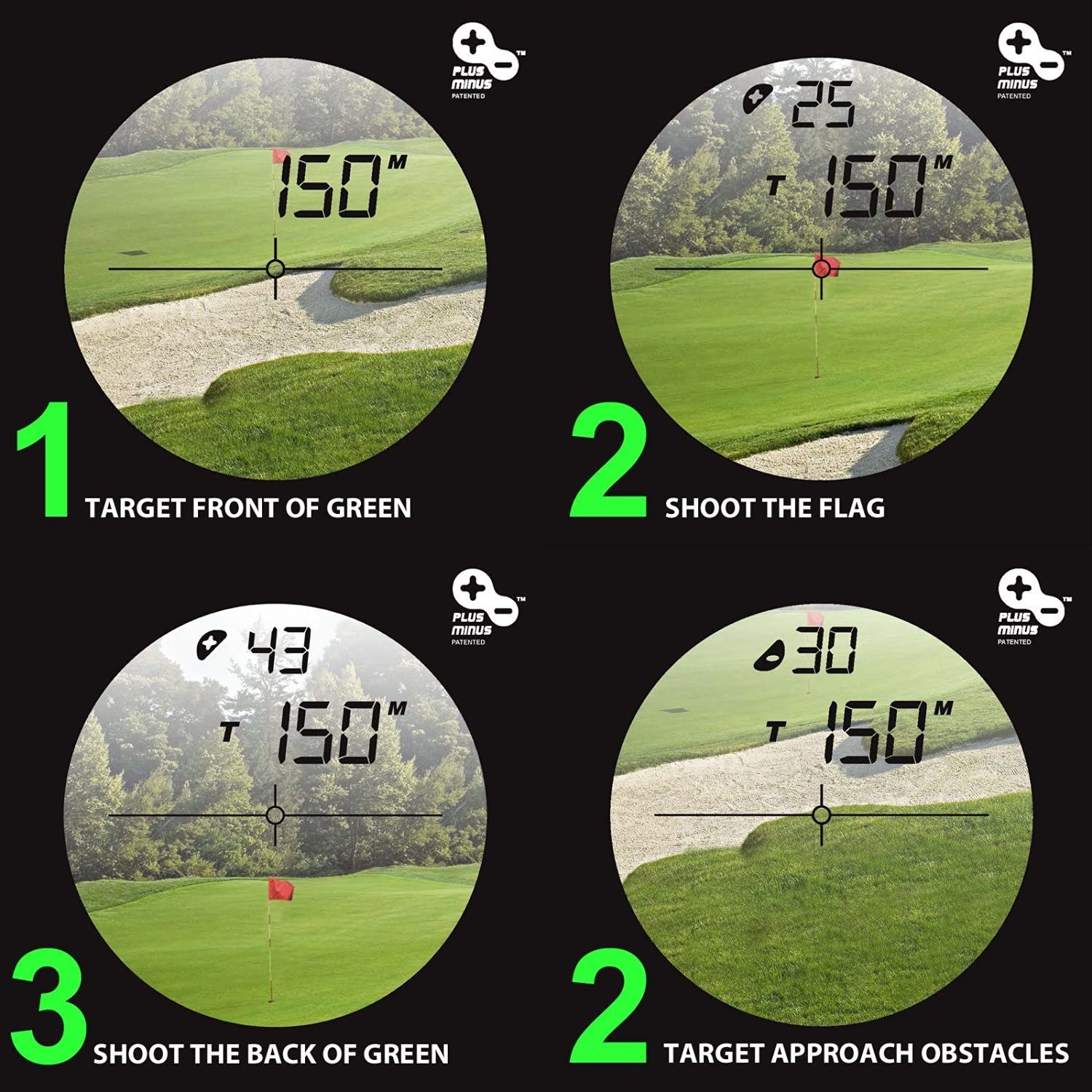 Easy Green Meter Golf 800 M Laser Golf Distance Range Finder, Silver