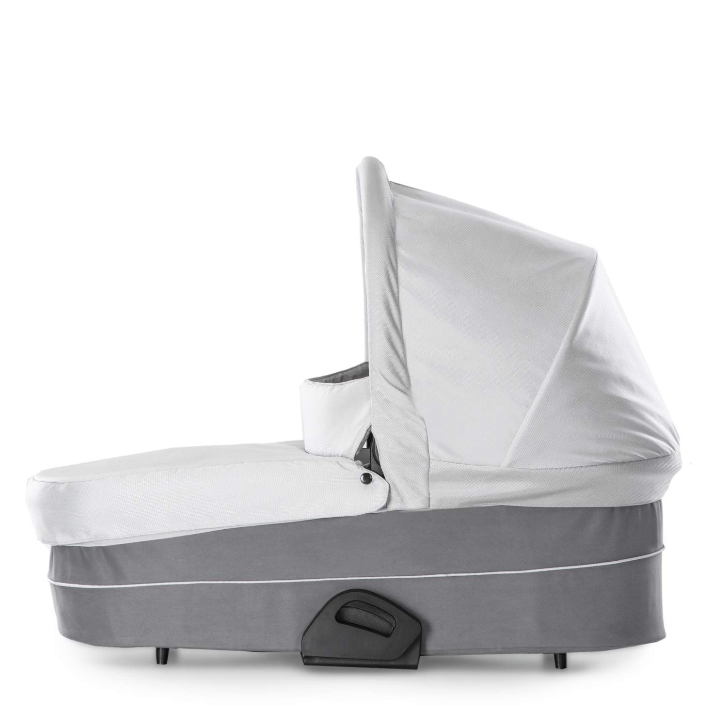 Hauck Baby Bath for Saturn R or Mars Combi Pushchair / for Babies from Birth to 9 kg / Includes Soft Mattress / Window with Ventilation / Stable / Large Sun Canopy / Foldable / Grey