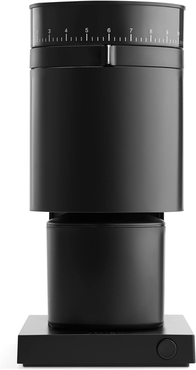 Fellow Opus Coffee Grinder with Conical Burr - General Purpose Electric Coffee Grinder - Espresso Grinder with 41 Settings for Espresso, Drip, French Press and Cold Brewing - Matte Black