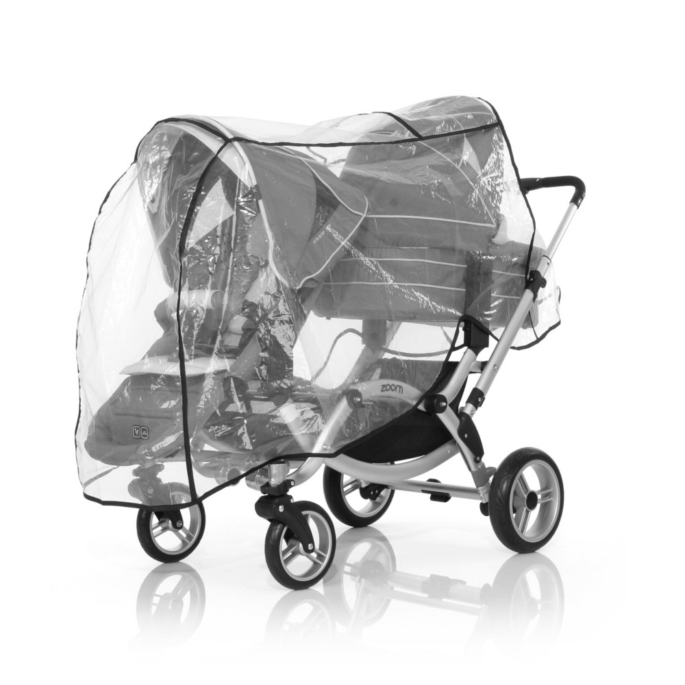 ABC Design Raincover for Zoom Double Pushchair
