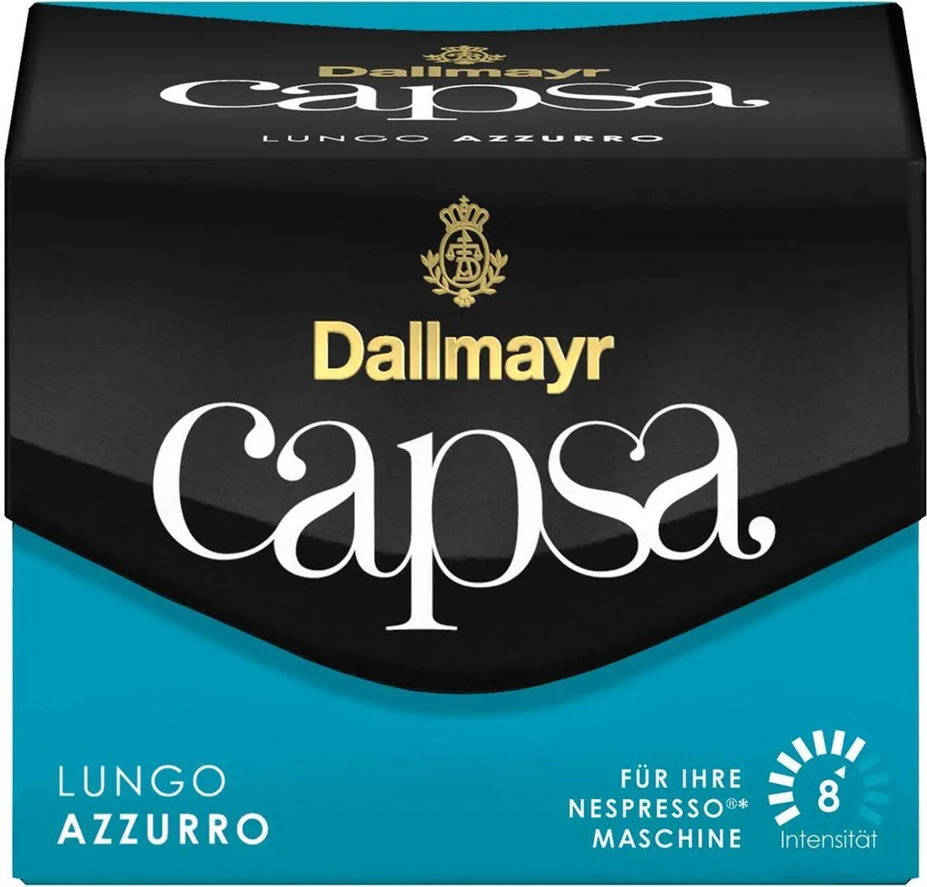 Dallmayr Capsa Lungo Azzurro | 10 Nespresso® compatible capsules