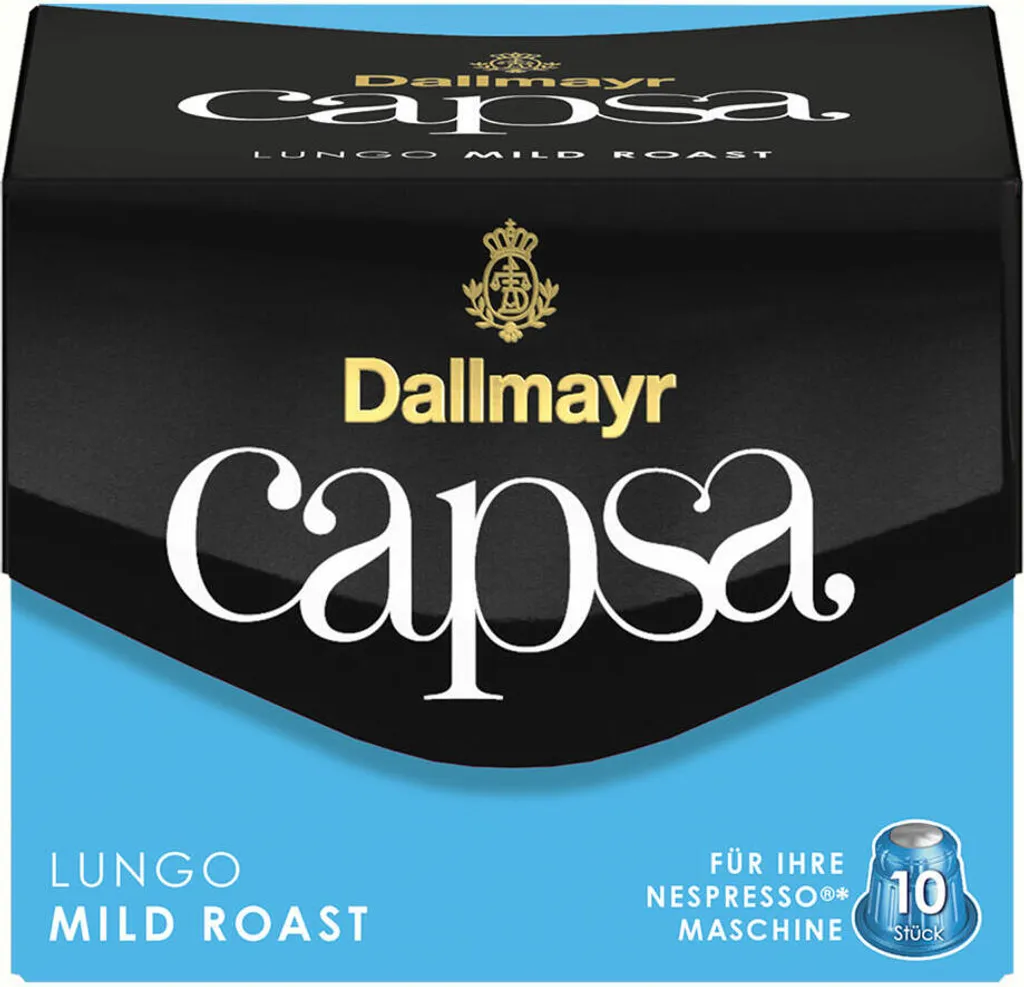 Dallmayr Capsa Lungo Mild Roast | 10 Nespresso® compatible capsules