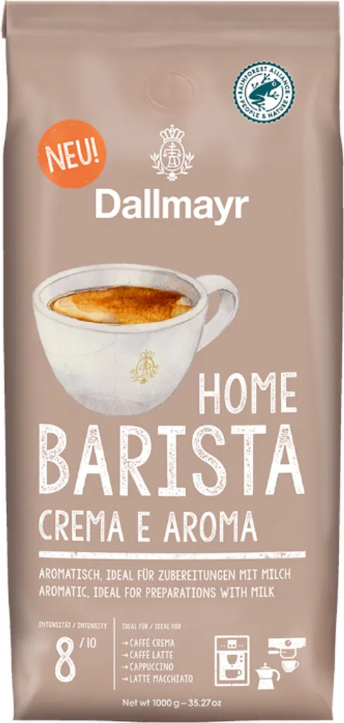 Dallmayr Home Barista Crema e Aroma whole bean 1kg