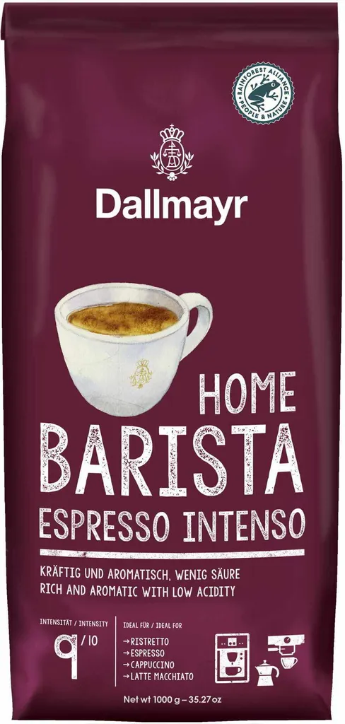 Dallmayr Coffee Home Barista Espresso intenso 118046 Beans 1kg