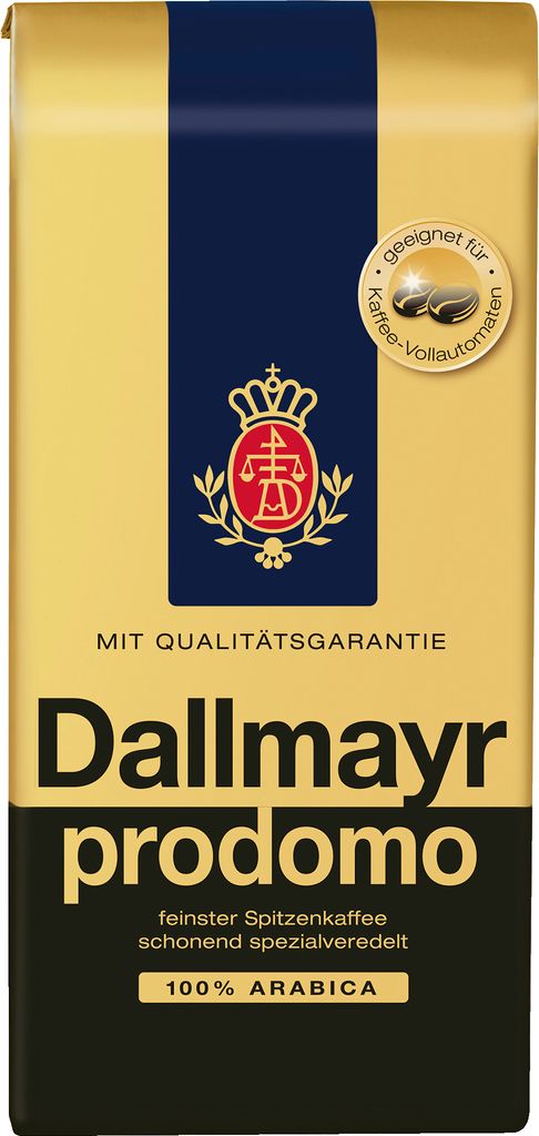 Dallmayr prodomo whole bean premium coffee 500g 12-pack