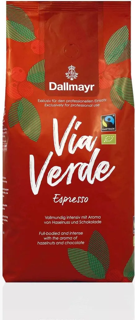 Dallmayr Via Verde Espresso Fairtrade - 1kg coffee beans