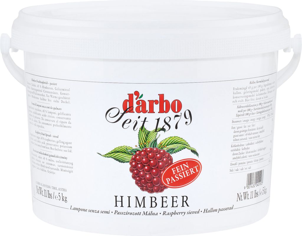 Darbo Himbeer Fruchtaufstrich passiert 5000g