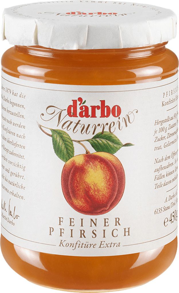 Darbo Naturrein Pfirsich-Konfitüre