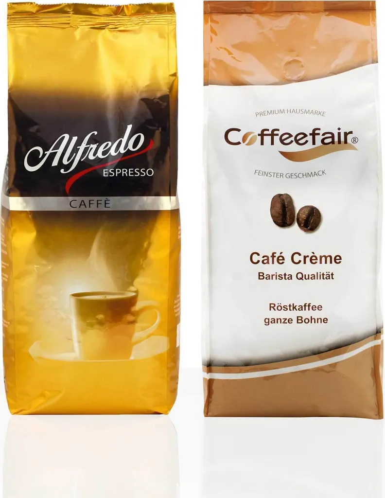 Darboven Alfredo Caffè Creme 6 x 1kg + Coffeefair Cafe Creme 1kg coffee beans