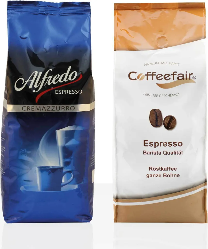 Darboven Alfredo Espresso Cremazzurro 6 x 1kg + Coffeefair Espresso 1kg