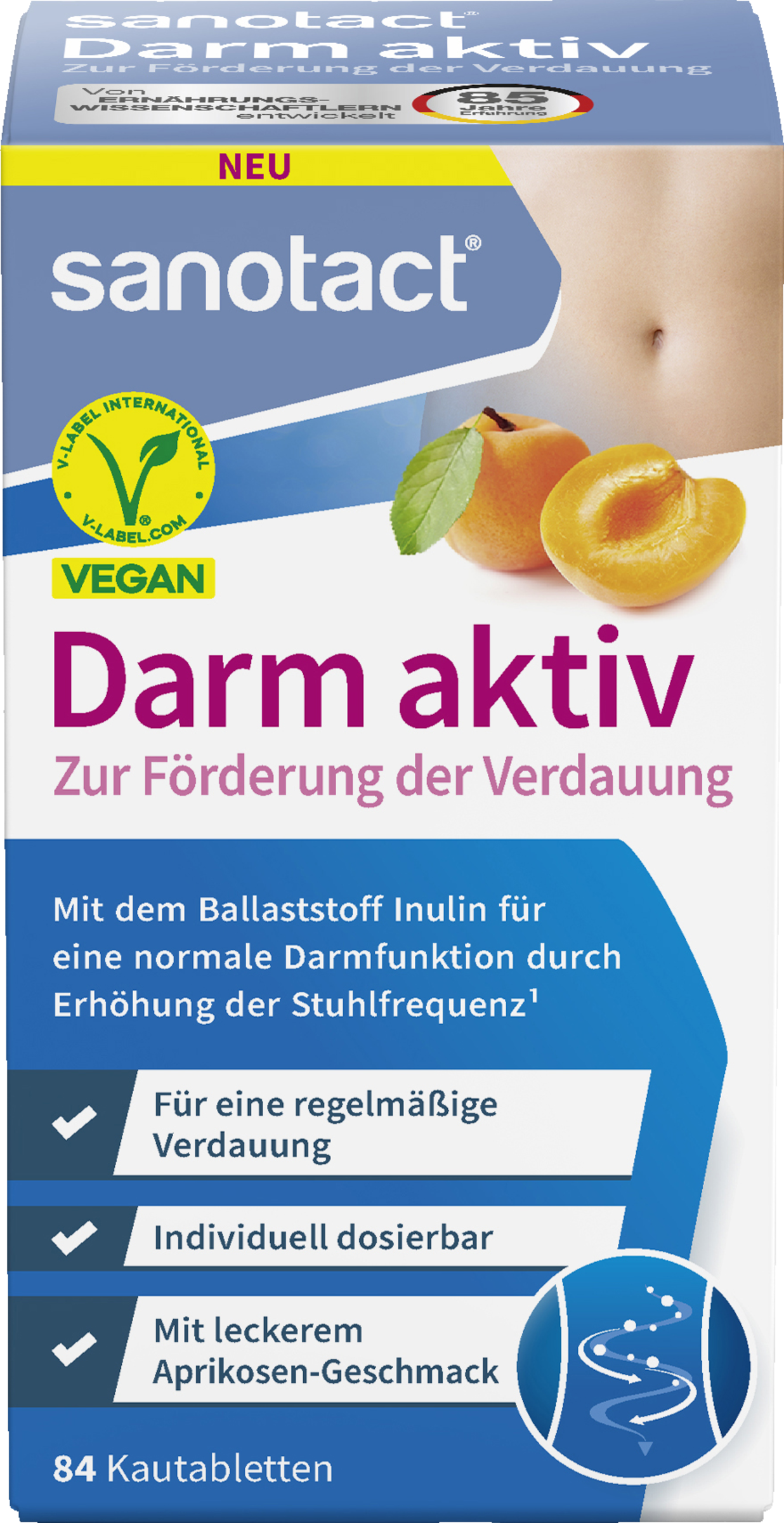 Intestinal active chewable tablets