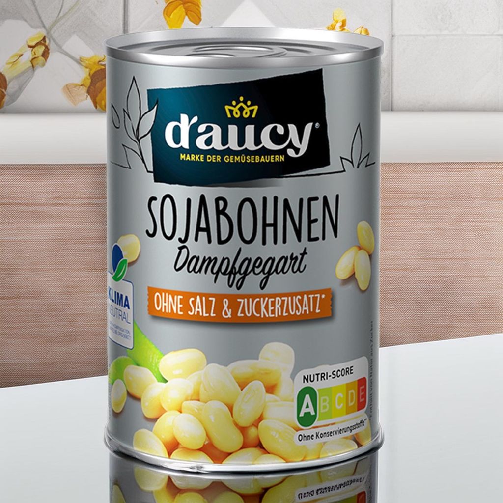 Daucy Soybeans - Salt & Sugar Free, No Preservatives, 110g Can