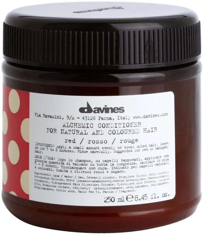 Davines Alchemic Conditioner Red moisturizing conditioner for a more luminous hair color