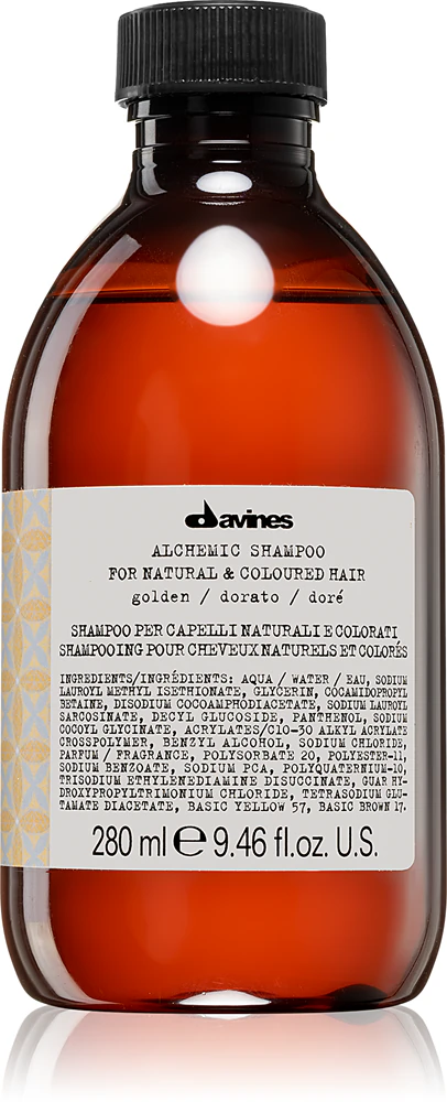 Davines Alchemic Shampoo Golden Shampoo for colored hair
