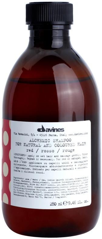 Davines Alchemic Shampoo Red Shampoo for a brighter hair color