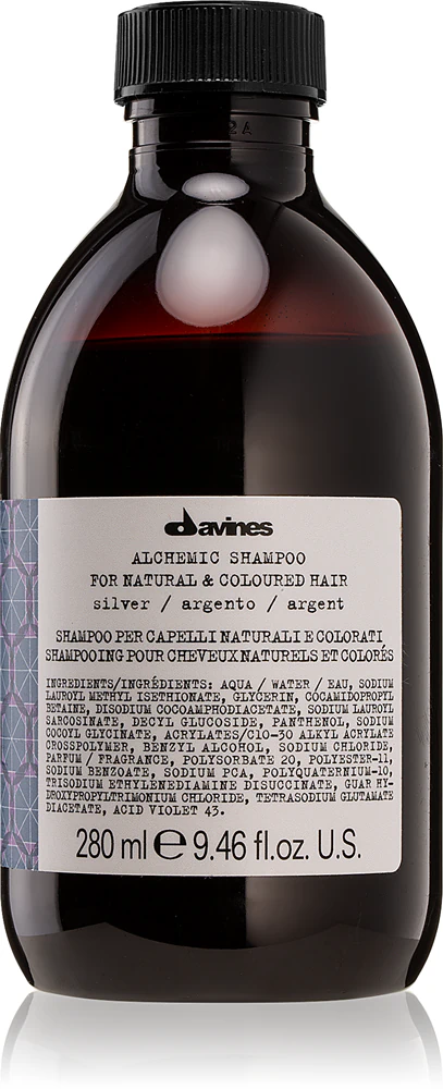 Davines Alchemic Shampoo Silver Shampoo with nourishing effect for a brighter hair color