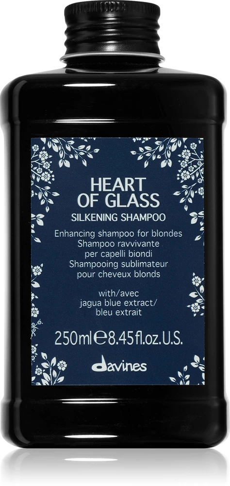 Davines Heart of Glass Silkening Shampoo gentle cleansing shampoo for blonde hair