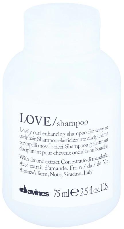 Davines Love Almond Shampoo for wavy hair
