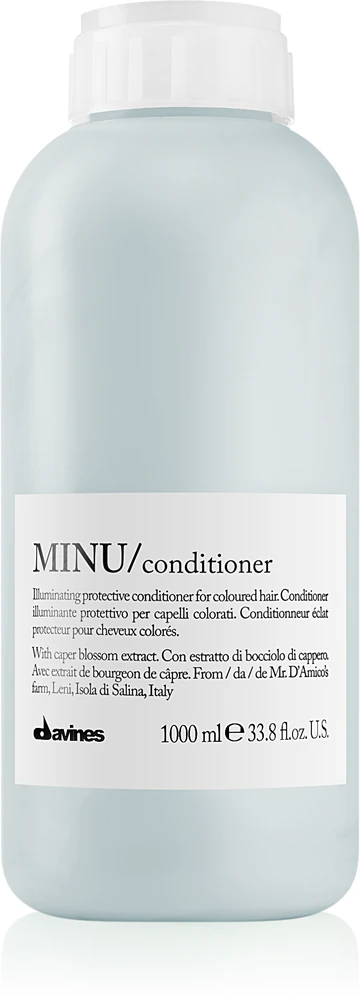 Davines Minu Caper Blossom protective conditioner for colored hair