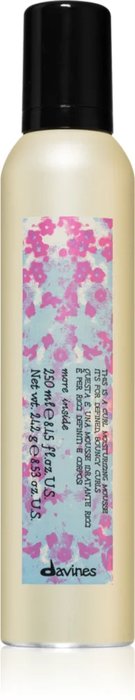Davines More Inside Curl Moisturizing Mousse hair mousse to define wavy hair