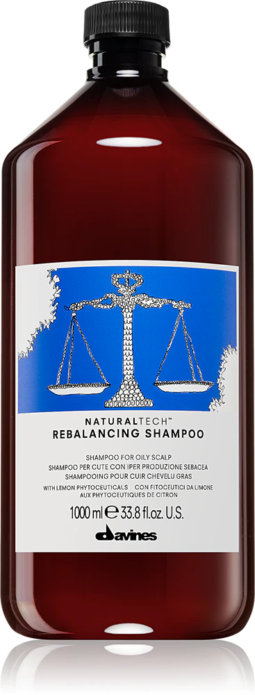 Davines Naturaltech Rebalancing Shampoo deep cleansing shampoo for oily hair and scalp