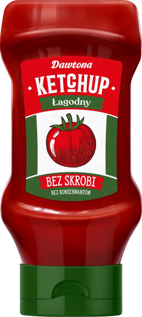 Dawtona Ketchup Łagodny 450 G