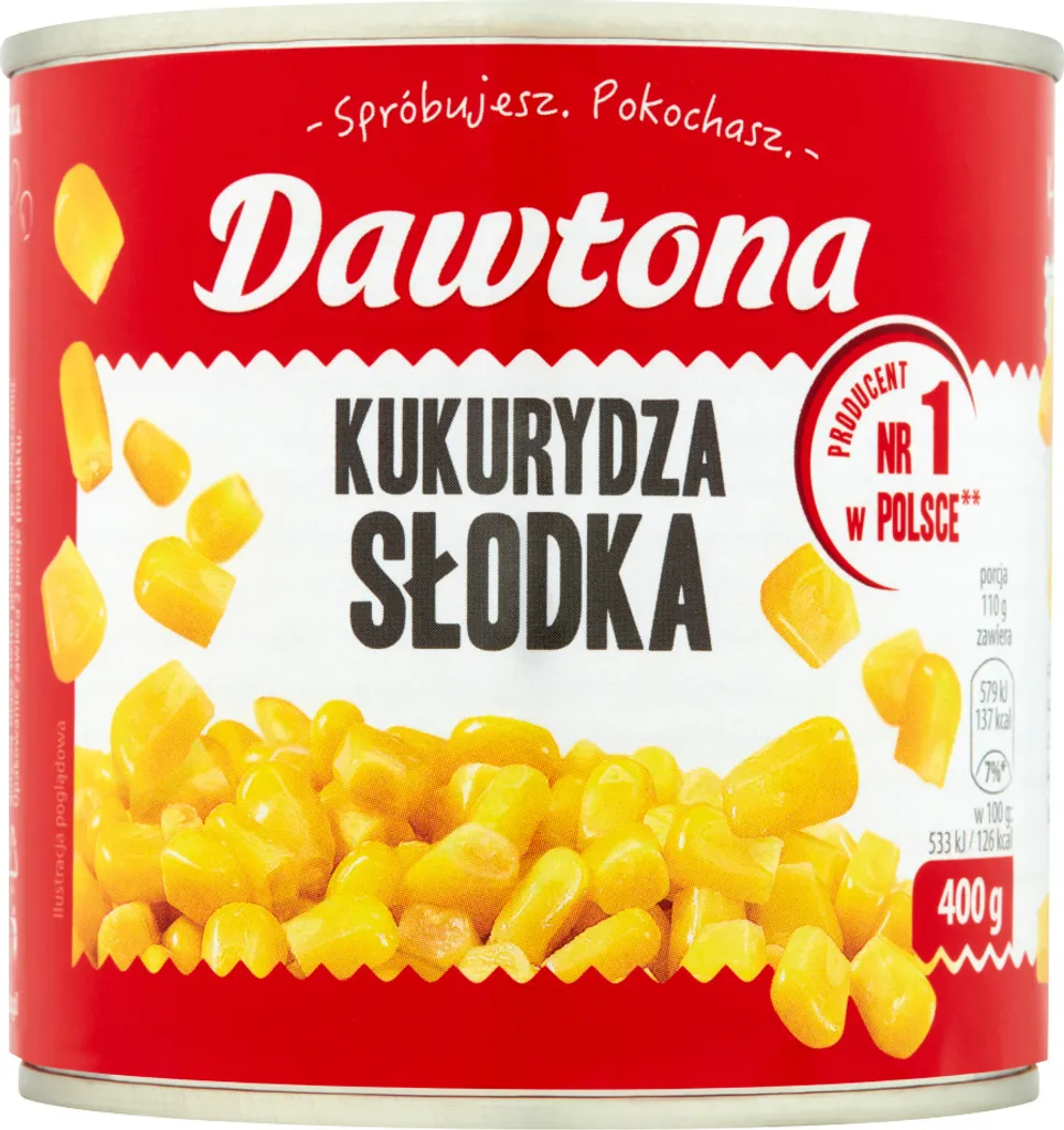 Dawtona Sweetcorn 400g