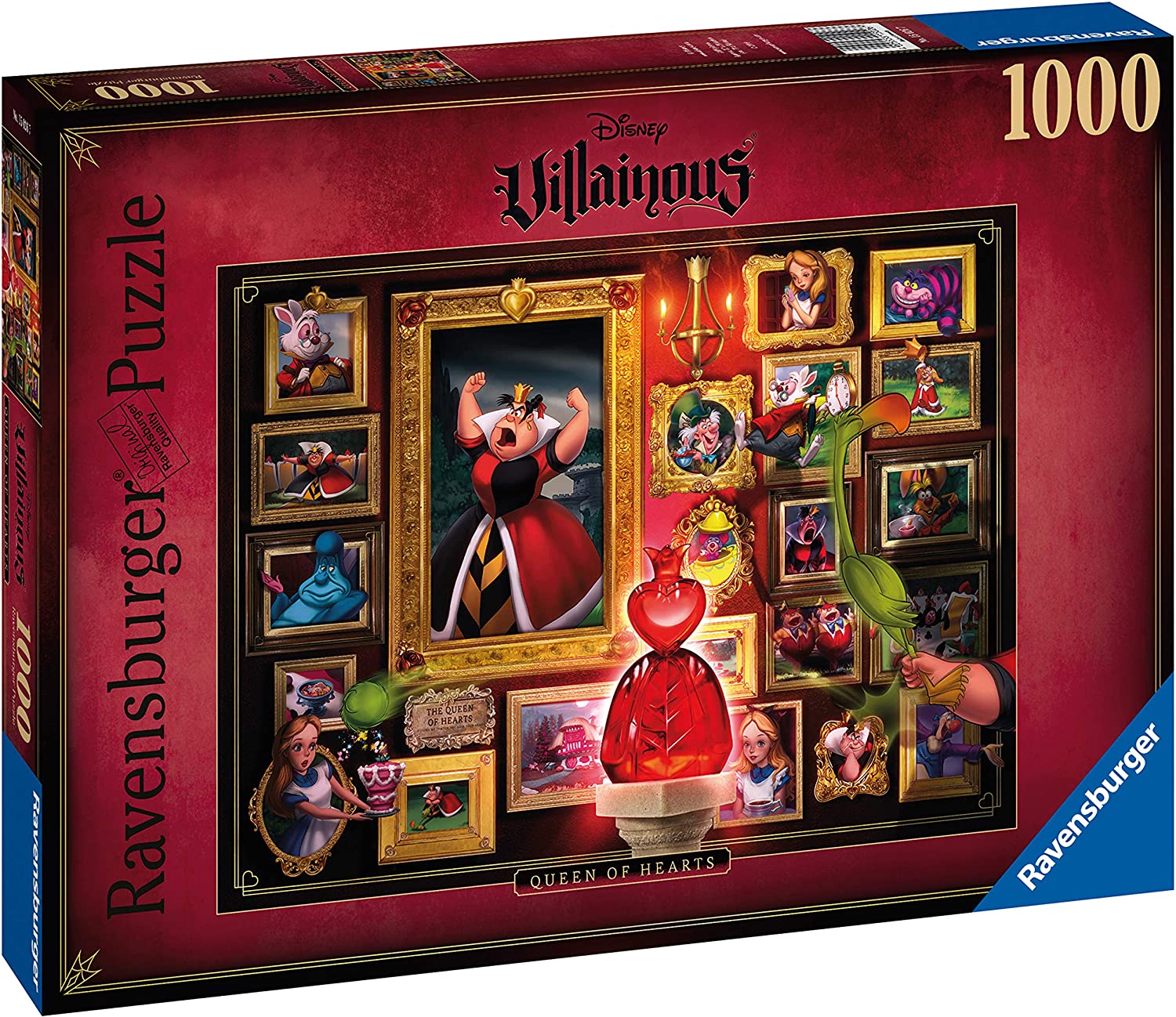 Ravensburger Erwachsenenpuzzle Ravensburger Adult's Jigsaw Puzzle-Villainous, 15026 Queen of Hearts Puzzle