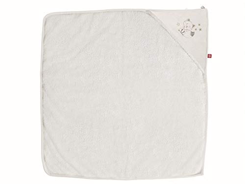 Red Castle White Hooded Bath Towel