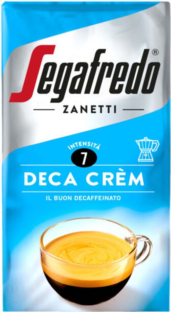 Deca Crem decaffeinated ground coffee 250g - Segafredo