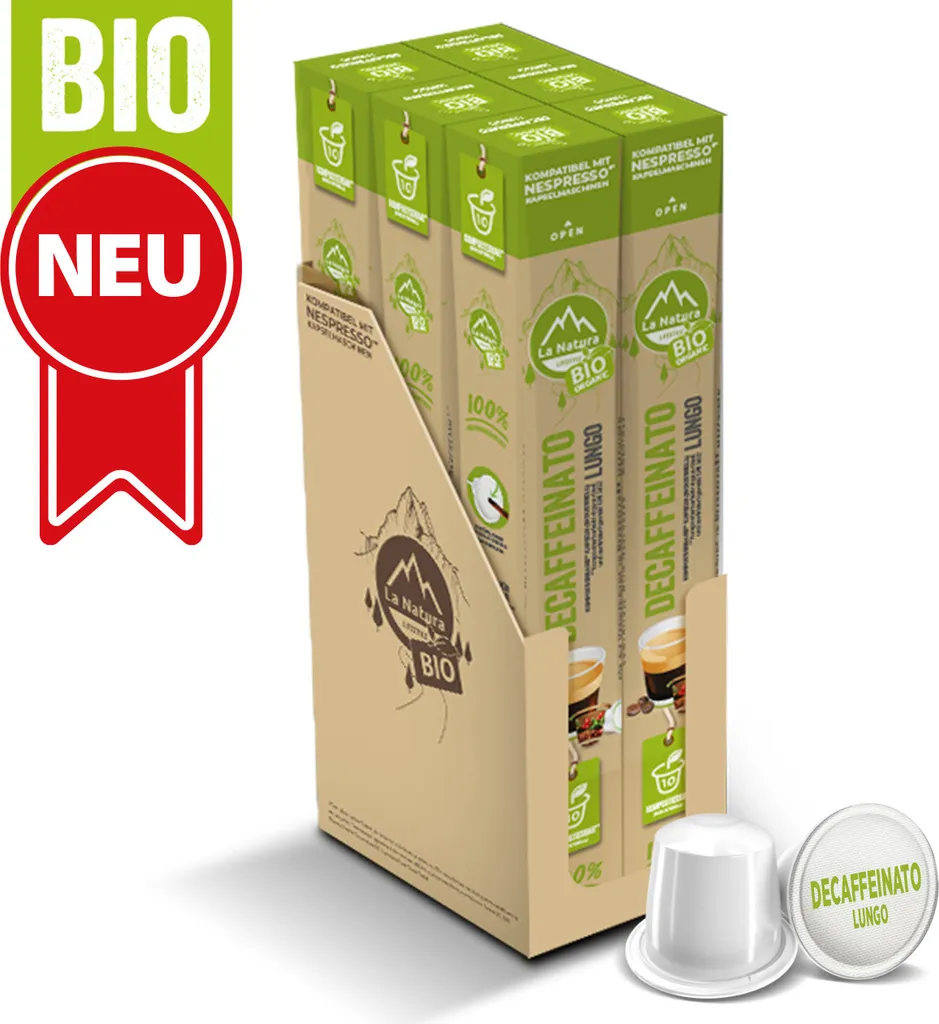 Decaffeinato LungoCoffee - 60 capsules La Natura Lifestyle