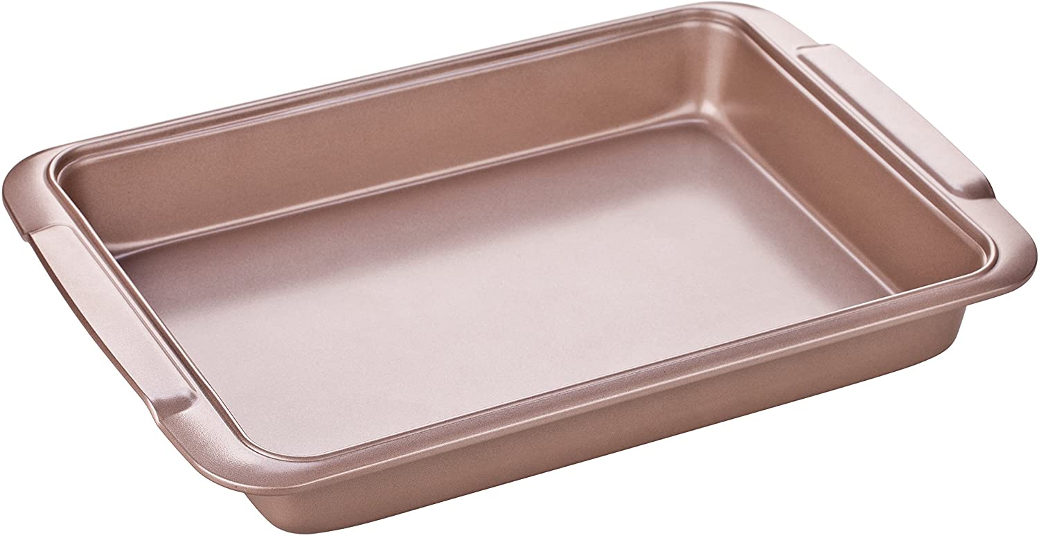 DELÍCIA Deep Baking Tray 32 x 22 cm Gold