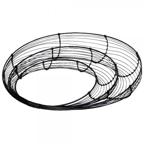 Decorative wreath or bowl Franzi Black (55cm) from Lambert
