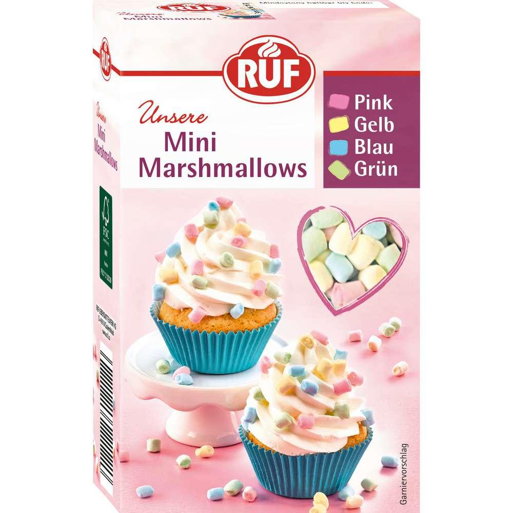 Decorated mini marshmallows