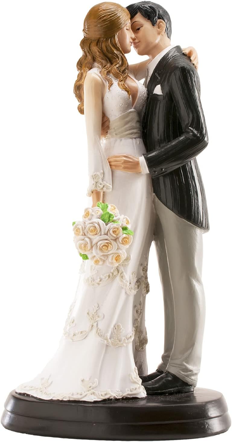 Dekora bride and groom figure for wedding cake