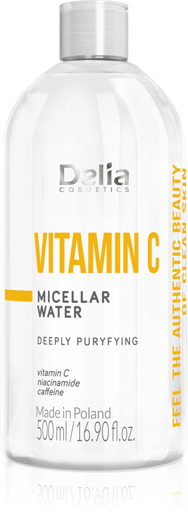 Delia Cosmetics Authentic Beauty Vitamin C Cleansing Micellar Water with Vitamin C