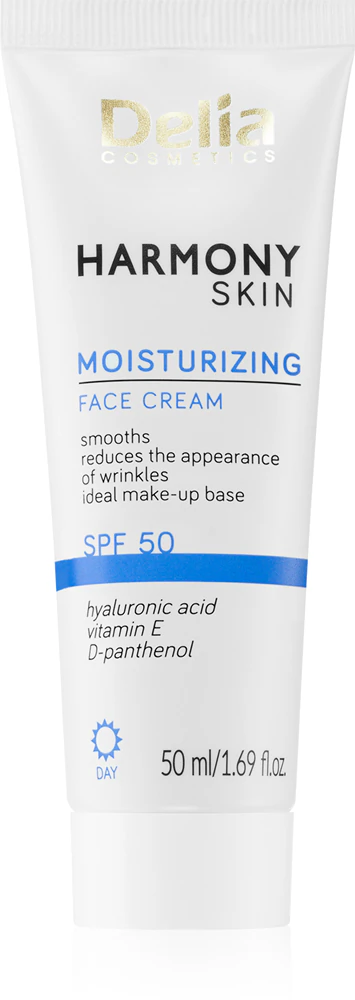 Delia Cosmetics Harmony Skin Moisturizing Face Cream SPF 50