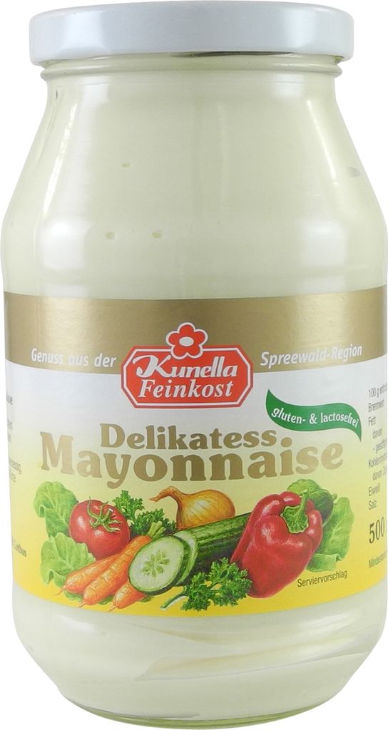 Delikatess Mayonnaise von Kunella Feinkost (500 ml)