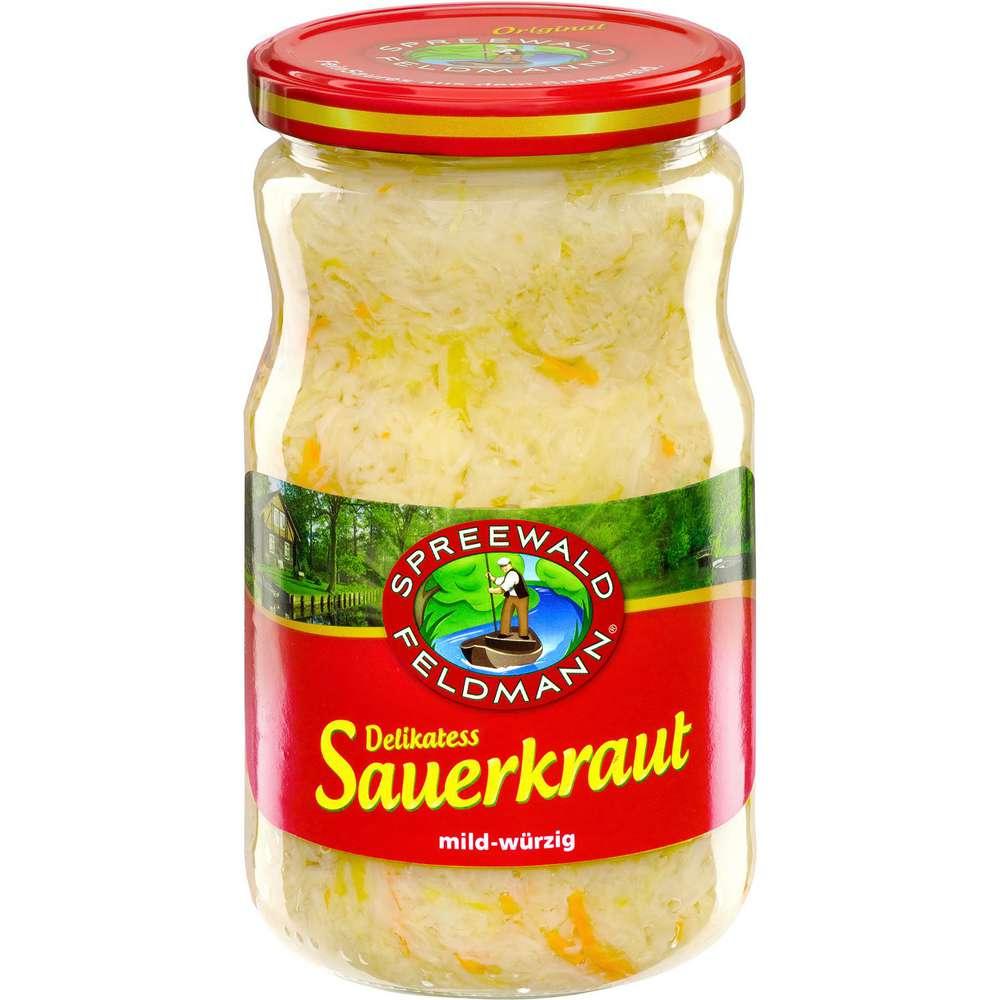 Delicatessen sauerkraut, mildly spicy