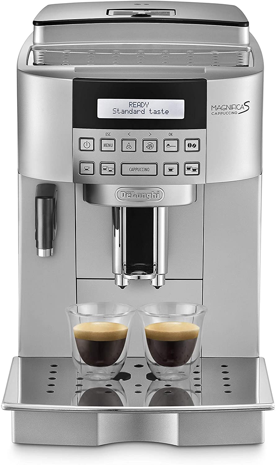 Delonghi ECAM22.360.S Fully Automatic Bean to Cup Coffee Machine, 220 Watt