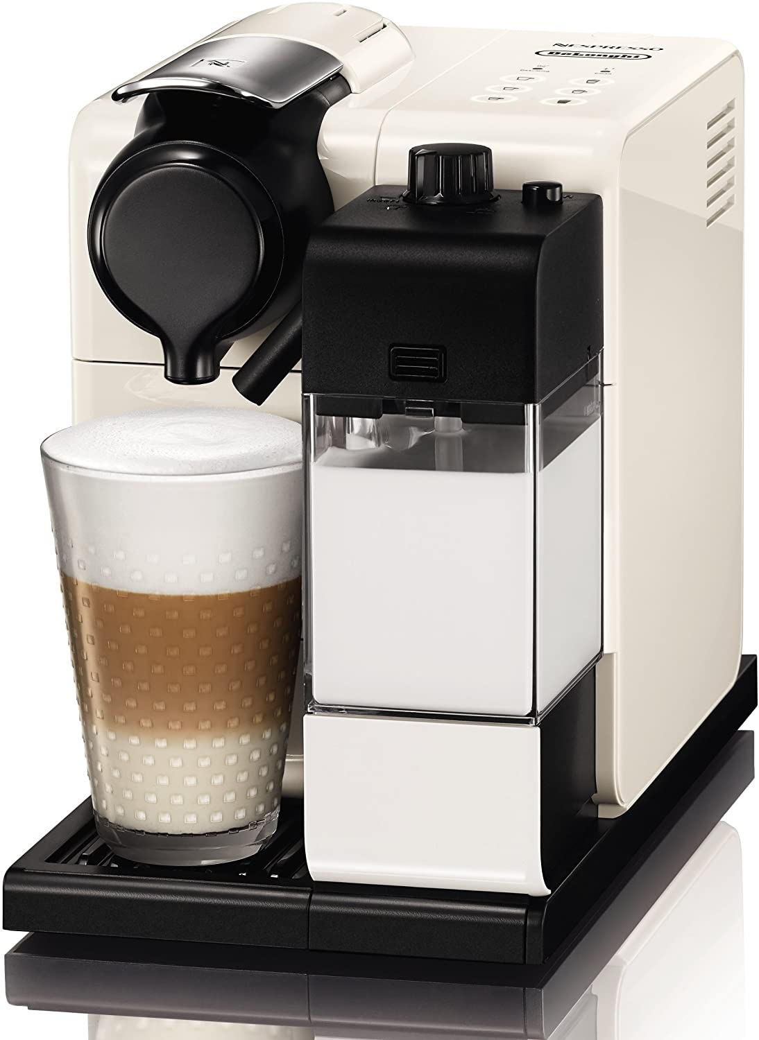 Delonghi Nespresso Lattissma Touch Automatic Coffee Machine En55.W, White