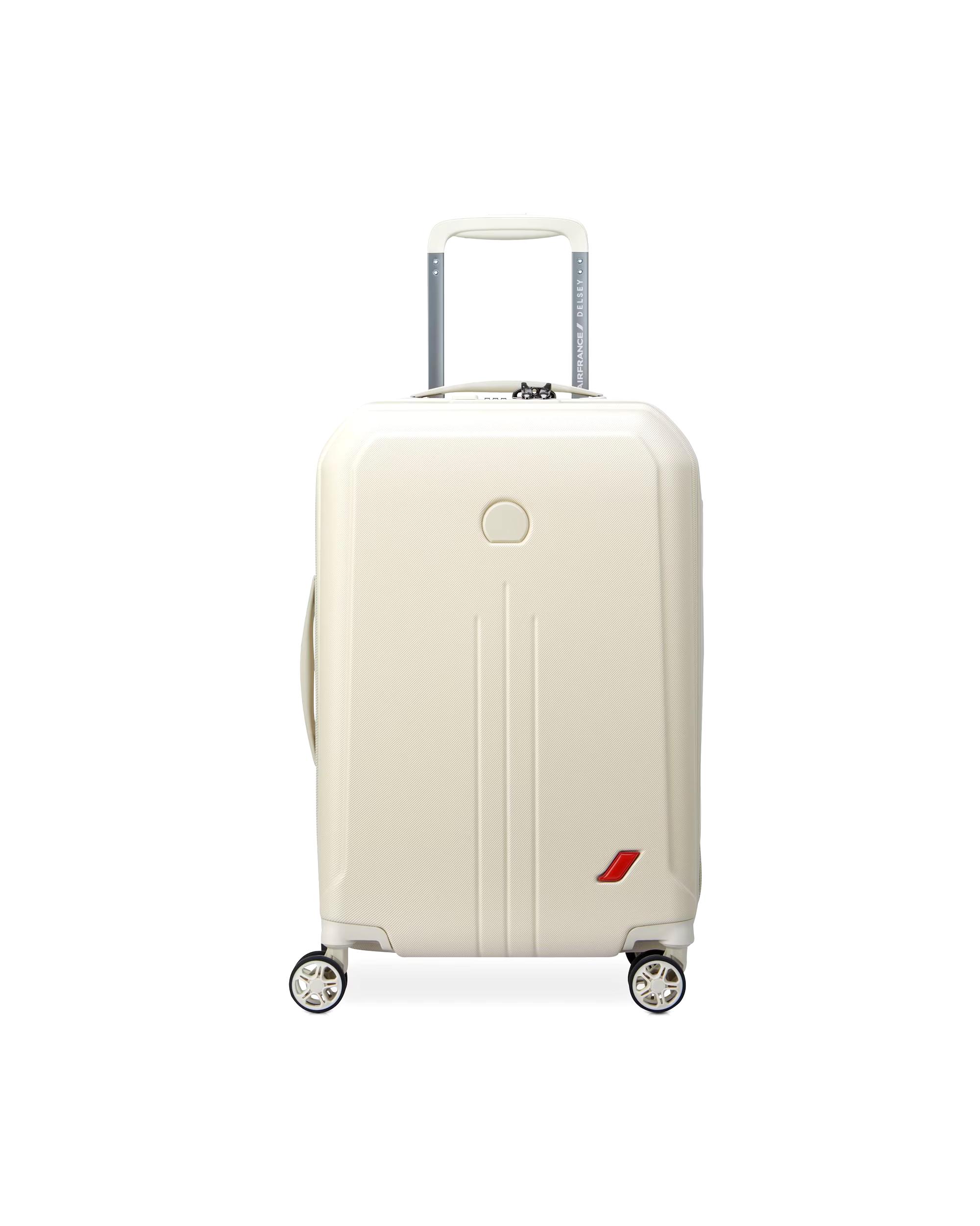 Delsey Paris hand luggage suitcase Allure 4 wheels cabin trolley 55 cm