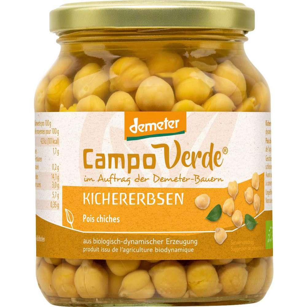 Demeter chickpeas in a jar